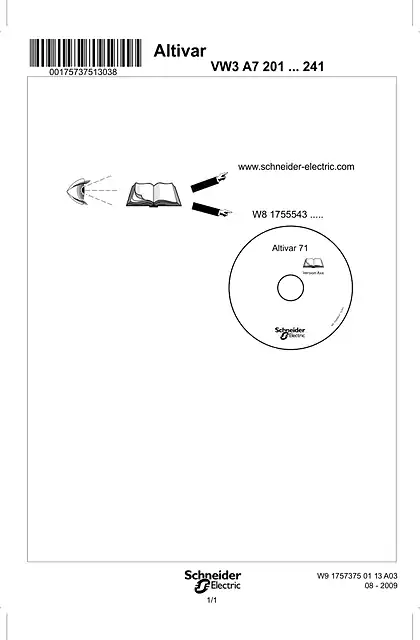 schneider施耐德Instruction sheet - Network braking units_ regen - VW3A7201 ... 241